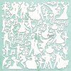 mintay chippies decor 12x12 inch dance mt chip2 d9 1 11zon