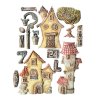 stamperia furry friends a5 silicon mould houses ka (2) 2 11zon