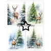 paper favourites reindeer a6 paper pad pfa598 (2) 10 11zon