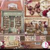 Sada papírů Ciao Bella Book Lovers Milovníci knih pozadí a doplňky 30x30