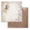 stamperia quiet days 12x12 inch paper sheet dog po 90 11zon