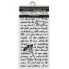 stamperia quiet days thick stencil 12x25cm manuscr 99 11zon