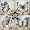 paper favourites grunge butterflies 6x6 inch paper 55 11zon