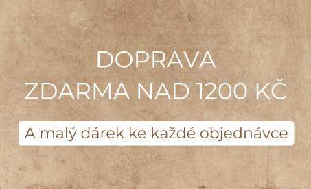 Doprava zdarma nad 1200 Kč