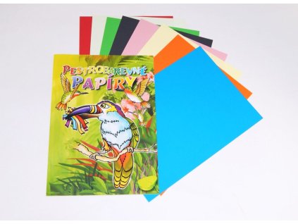 Sada barevných papírů 20 listů