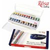 sada akvarelovych barev rosa 24ks plastova paleta 44106