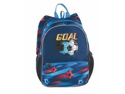 Batoh "Junior Goal Time", modrá-fotbal, PULSE 122130