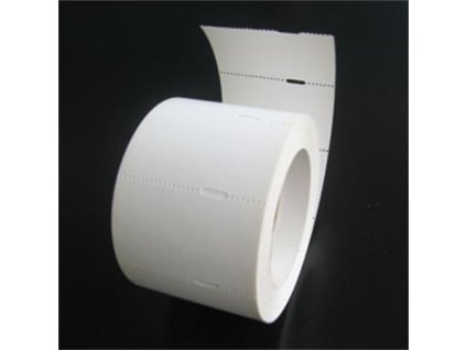 Regálový štítek, termo, 30 × 50 mm, ne-samolepicí, 700 ks/kotouč, bílá