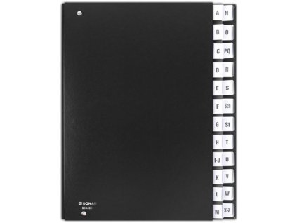 Třídicí kniha Donau - A4, A-Z, černá