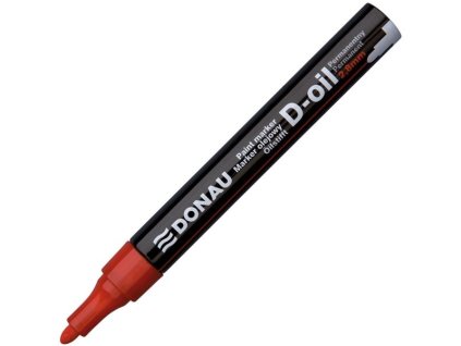 Lakový popisovač Donau, 2,8 mm, červený