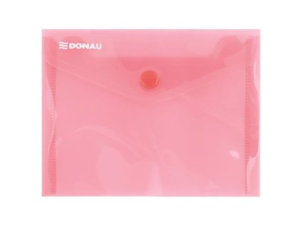 Zakl.pouzdro s drukem Donau-A6,180mic,červené,1ks