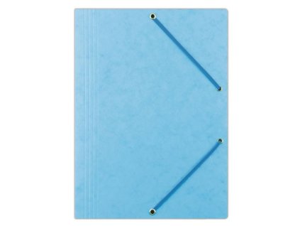 Prešp.desky s chlop.a gumič.Donau,A4,sv.modré,1ks