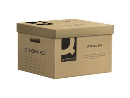 Archivační krabice Q-CONNECT-51,5x30,5x35,0cm,hněd