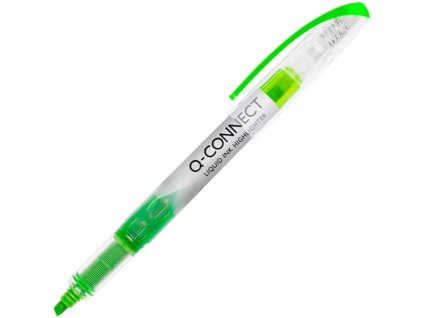 Zvýrazňovač Q-Connect Highlighter, zelený