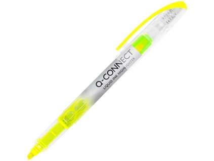 Zvýrazňovač Q-Connect Highlighter, žlutý