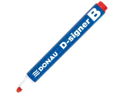 Popisovač na bílé tabule Donau, červený