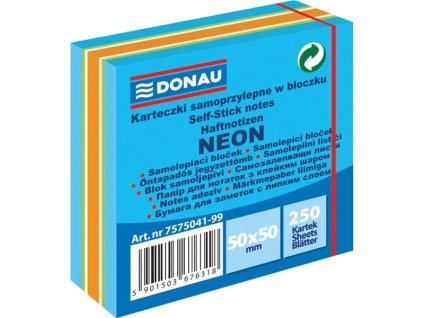 Bloček Donau, 50 x 50 mm, modrý