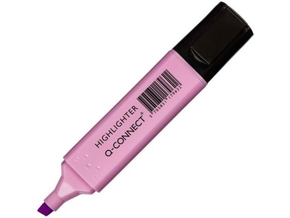 Zvýrazňovač Q-Connect, pastelově fialový