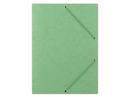 Prešp.desky s chlop.a gumič.Donau,A4,sv.zelené,1ks