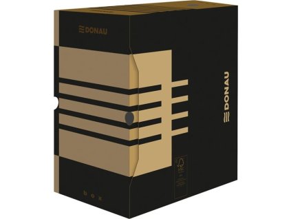 Archivační krabice DONAU - A4,  200mm, hnědá