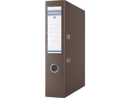 Pákový pořadač Donau Master - A4, 7 cm, hnědý
