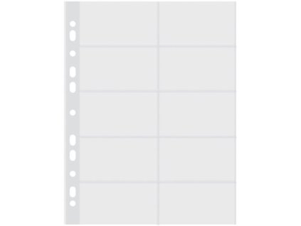 Euroobaly na vizitky Donau,A4,50 mic,čiré