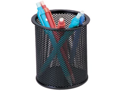 Drátěný stojánek na tužky Q-Connect, černý