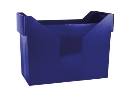 Box na závěsné desky Donau - plastový, modrý navy