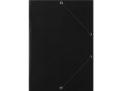 Karton.desky chlopně gumička Donau - A4, černé