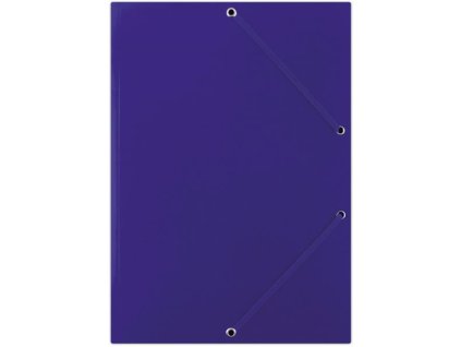 Karton.desky chlopně gumička Donau - A4, modré