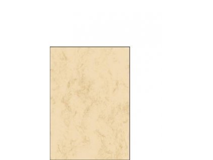 Papír s motivem, běžová, mramor, oboustranný, A5, 90 g, SIGEL