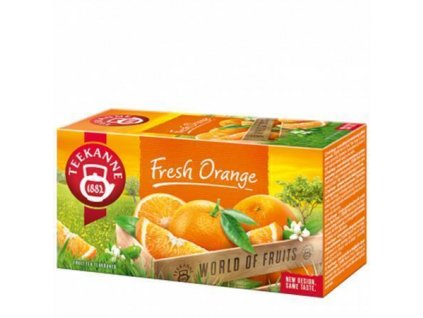 Čaj ovocný, 20x2,5 g, TEEKANNE "Fresh orange"