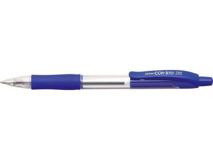 Kuličkové pero "CCH3", modrá, 0,7mm, stiskací mechanismus, PENAC