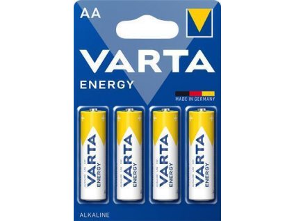 Baterie, AA (tužková), 4 ks, VARTA "Energy"