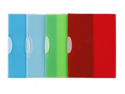 Desky s klipem "Propyglass V-Clip", mix barev, PP, A4, VIQUEL