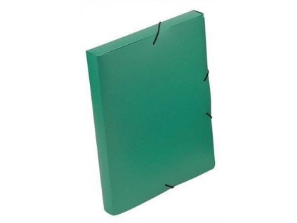 Desky s gumičkou "Coolbox", zelené, PP, 30 mm, A4, VIQUEL