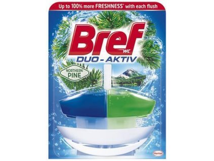 Tekutý čistič WC "Duo Aktiv, borovice, 50 ml, BREF