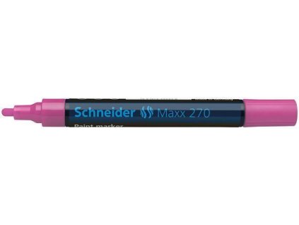 Permanentní lakový popisovač "Maxx 270", růžová, 1-3mm, SCHNEIDER