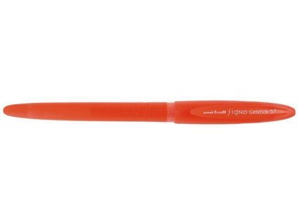 Gelové pero "UM-170", červená, 0,7mm, s uzávěrem, jednorázové, UNI