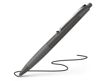 Kuličkové pero "Loox", černá, 0,5mm, stiskací mechanismus, SCHNEIDER