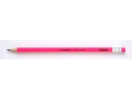 Grafitová tužka "Neon", růžová, HB, šestihranná, STABILO
