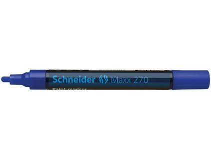 Permanentní lakový popisovač "Maxx 270", modrá, 1-3mm, SCHNEIDER