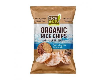 Rýžové chipsy "Bio", pohanka s amarantem, 25 g, RICE UP