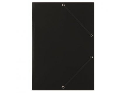 Desky s gumičkou "Standard", černé, karton, A4, DONAU
