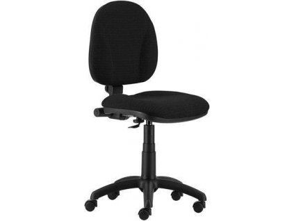 Kancelářská židle "1042 MEK", černá, černý kříž, čalouněná