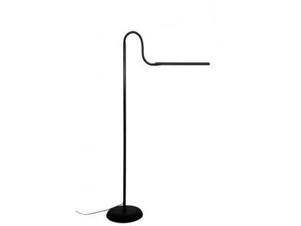 Stojací lampa "Pirro", černá, LED, stmívatelná, kancelářská, MAUL