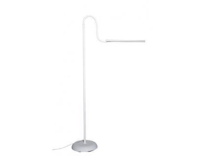 Stojací lampa "Pirro", bílá, LED, stmívatelná, kancelářská, MAUL