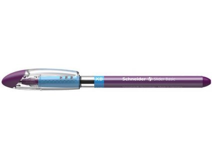 Kuličkové pero "Slider XB", fialová, 0,7 mm, s uzávěrem, SCHNEIDER 151208