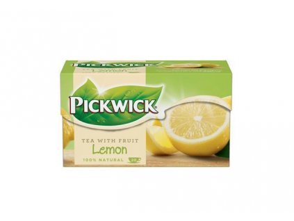 Čaj, zelený, 20x2 g, PICKWICK, citrón