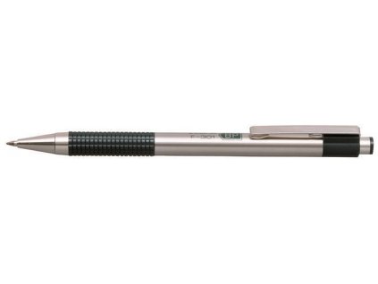 EF301GN Kuličkové pero "F 301", modrá, 0,24 mm, zelené tělo z nerezové oceli, ZEBRA